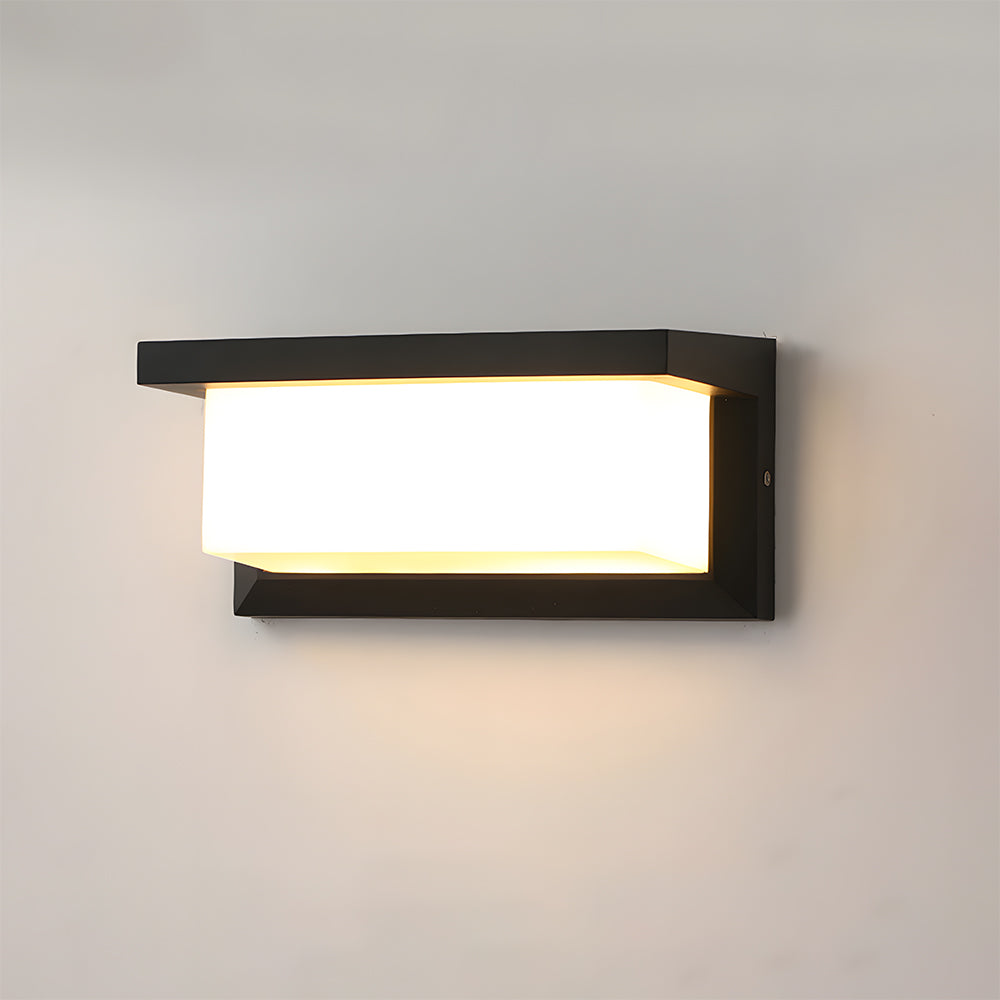 Simple Outdoor Waterproof Sensor LED Wall Light
