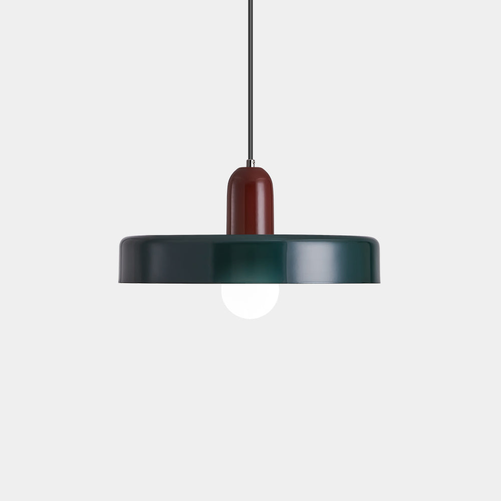 Bauhaus Modern Colorful Iron Pendant Light For Living Room