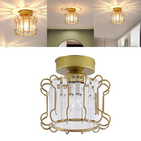 Industrial Glass Ceiling Lights For Hallway