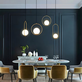 Nordic Luxury Glass Pendant Lights for Kitchen Island Dining Room
