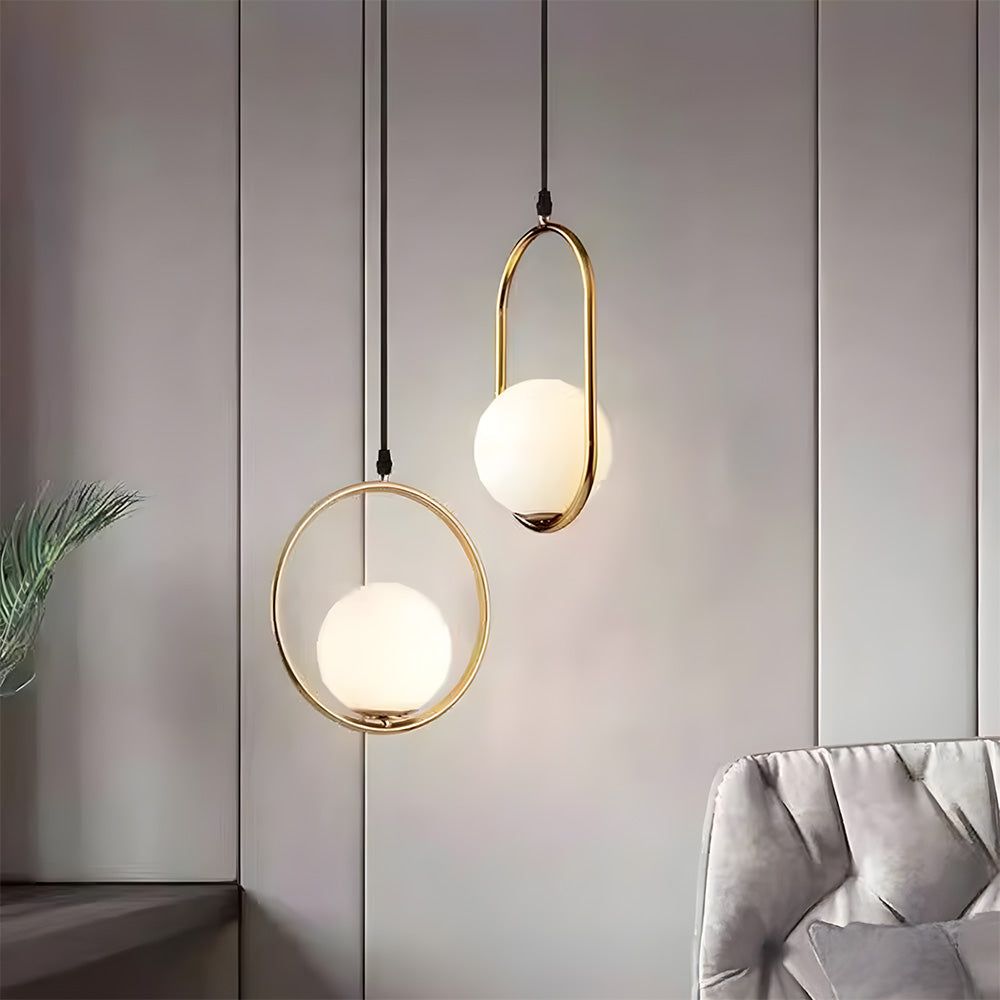 Nordic Luxury Glass Pendant Lights for Kitchen Island Dining Room