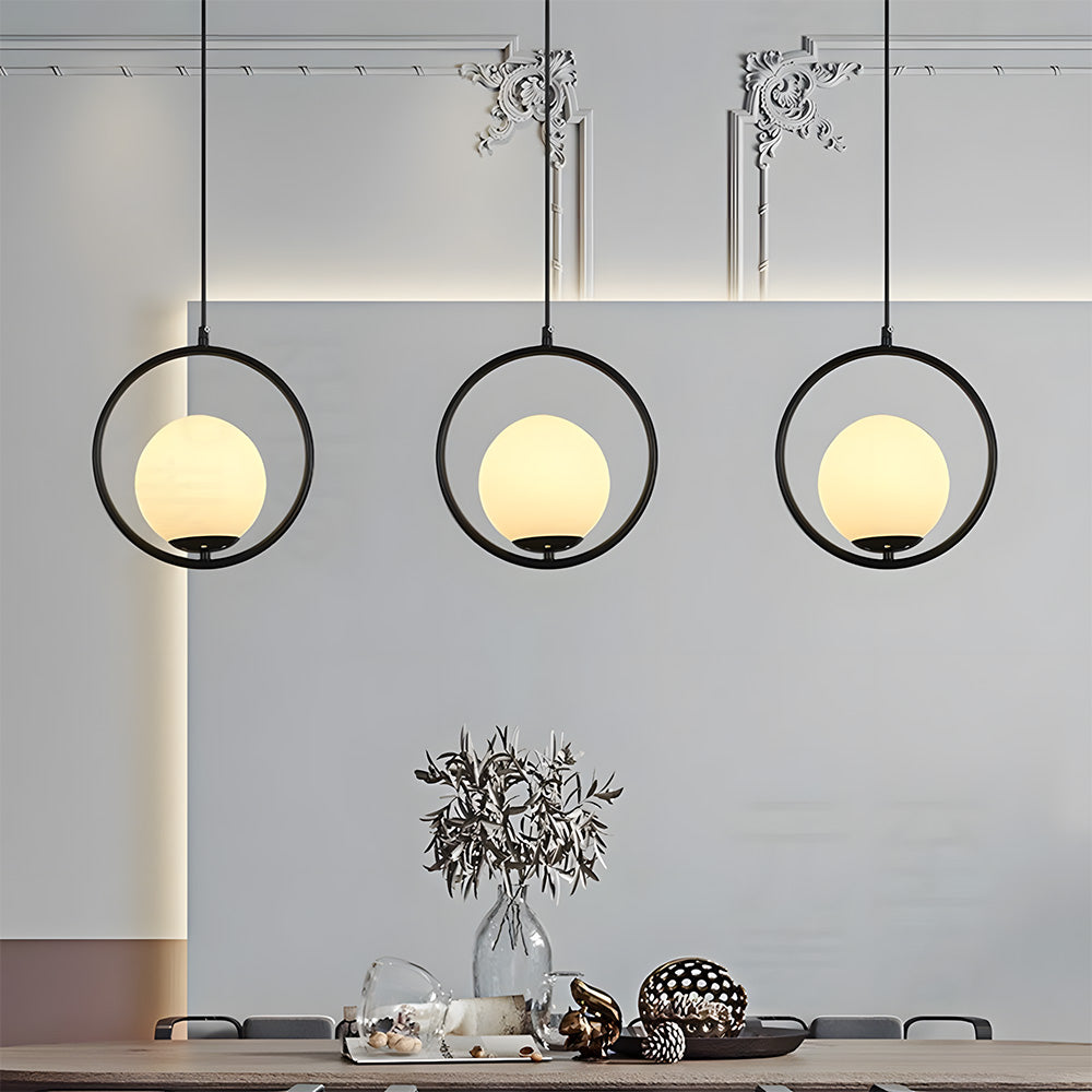 Nordic Luxury Glass Pendant Lights for Kitchen Island Dining Room