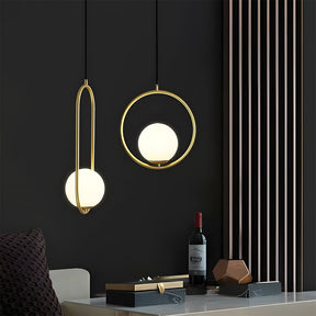 Nordic Luxury Glass Pendant Lights for Kitchen Island Dining Room