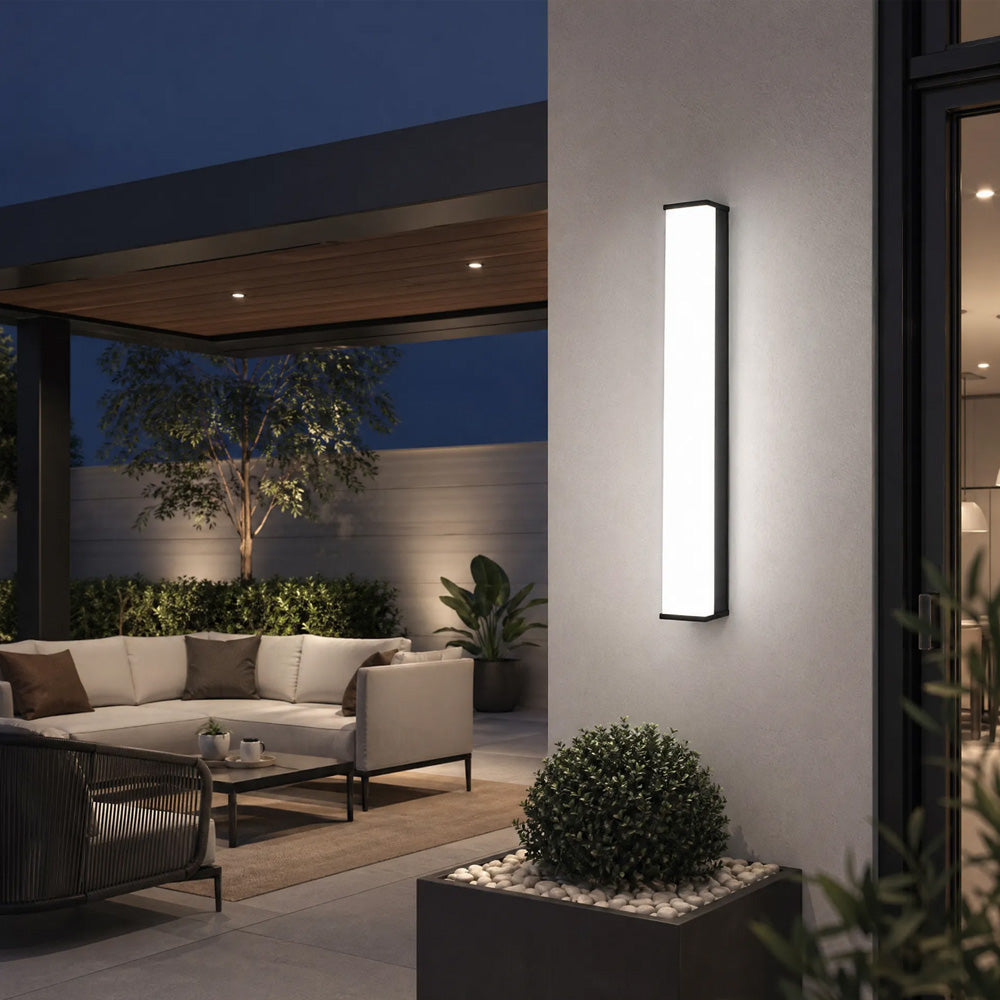 Outdoor LED Wall Sconce Exterior Long Linear Wall Lights for Home Garden Patio Garage