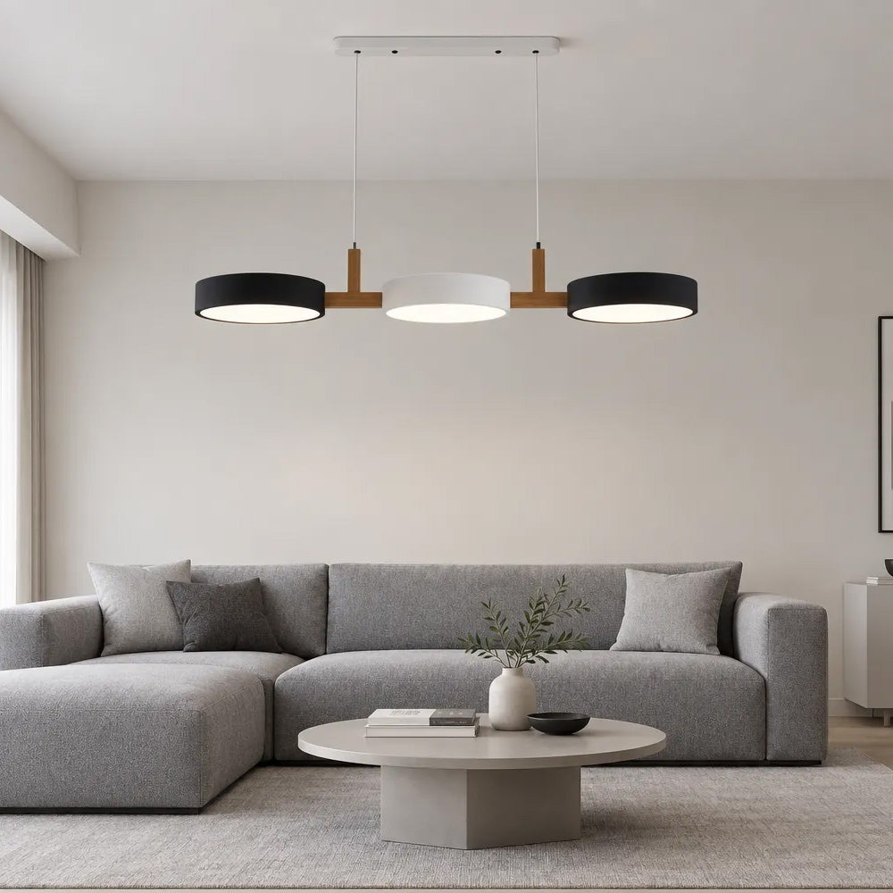 Aria Nordic Wood Pendant Chandelier