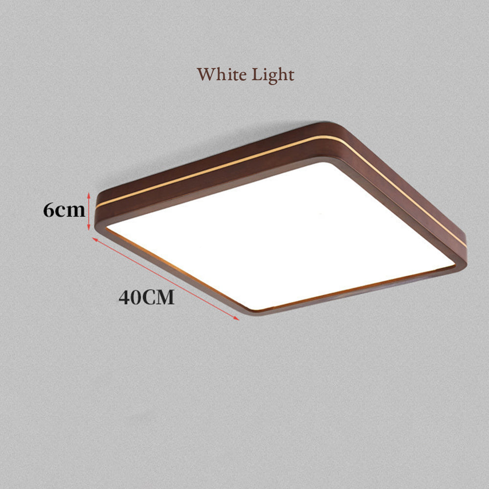 Simple Square Dimmable Bedroom LED Ceiling Light