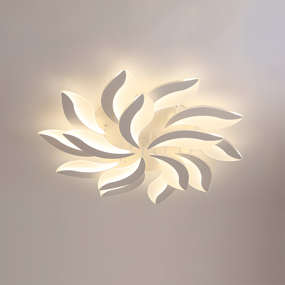 Multi-Lights Flower Acrylic LED Ceiling Light For Living Room