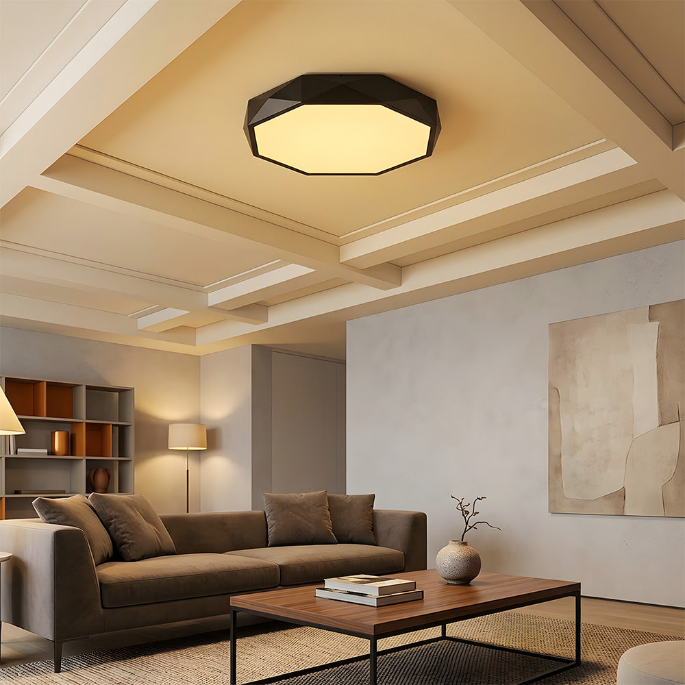 Stylish Geometric Flush Mount Acrylic Ceiling Lights for Bedroom