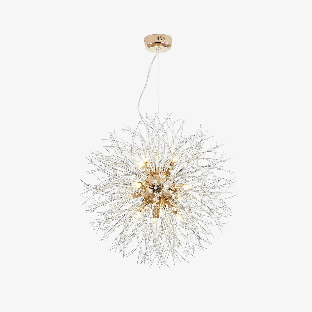 Modern Dandelion Chandelier Luxury Firework Pendant Light for Dining Room