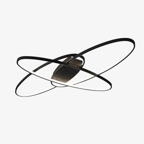 Modern Minimalist Black LED Ceiling Light
