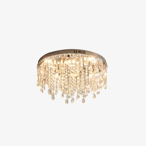 Modern Glam Crystal LED Ceiling Lights for Dining Room Lounge