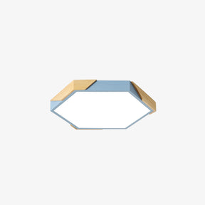 Modern Flush Mount Hexagonal LED Ceiling Lights for Hallway
