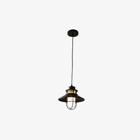 IP65 Waterproof Black Metal Cage Light Outdoor Pendant Lighting