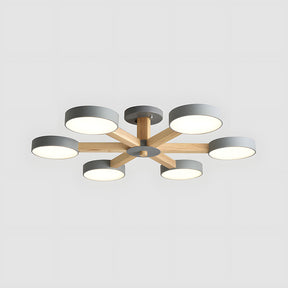 Nordic Multi Round LED Living Room Ceiling Lights