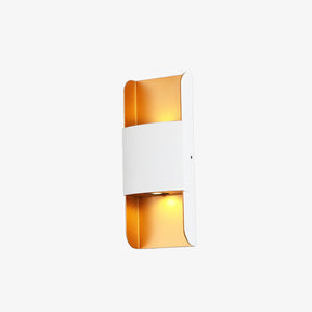 Geometric Rectangular Aluminium Outdoor Wall Lights for Hallway