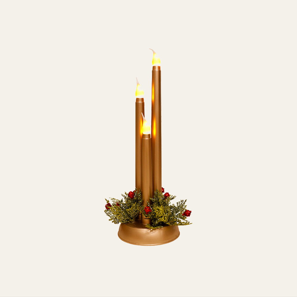 Warm Candlestick Plastic LED Christmas Lightings