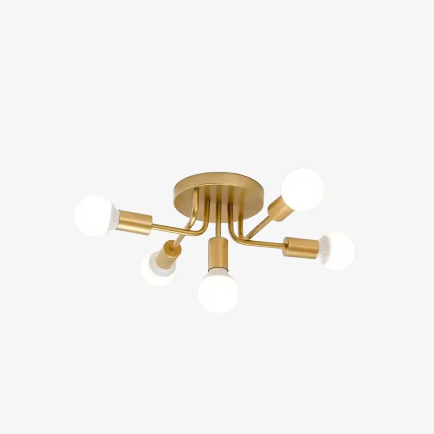 Industrial Style Semi-Flush Mount Ceiling Lights for Living Room
