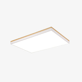 Modern Wooden Dimmable Flush Mount LED Ceiling Lights for Living Room Hallway