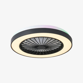 Modern LED 6-Speed Adjustable Ceiling Fan Light, Dimmable