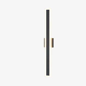IP65 Linear Vertical Black Hardware Acrylic LED Wall Lights for Hallway
