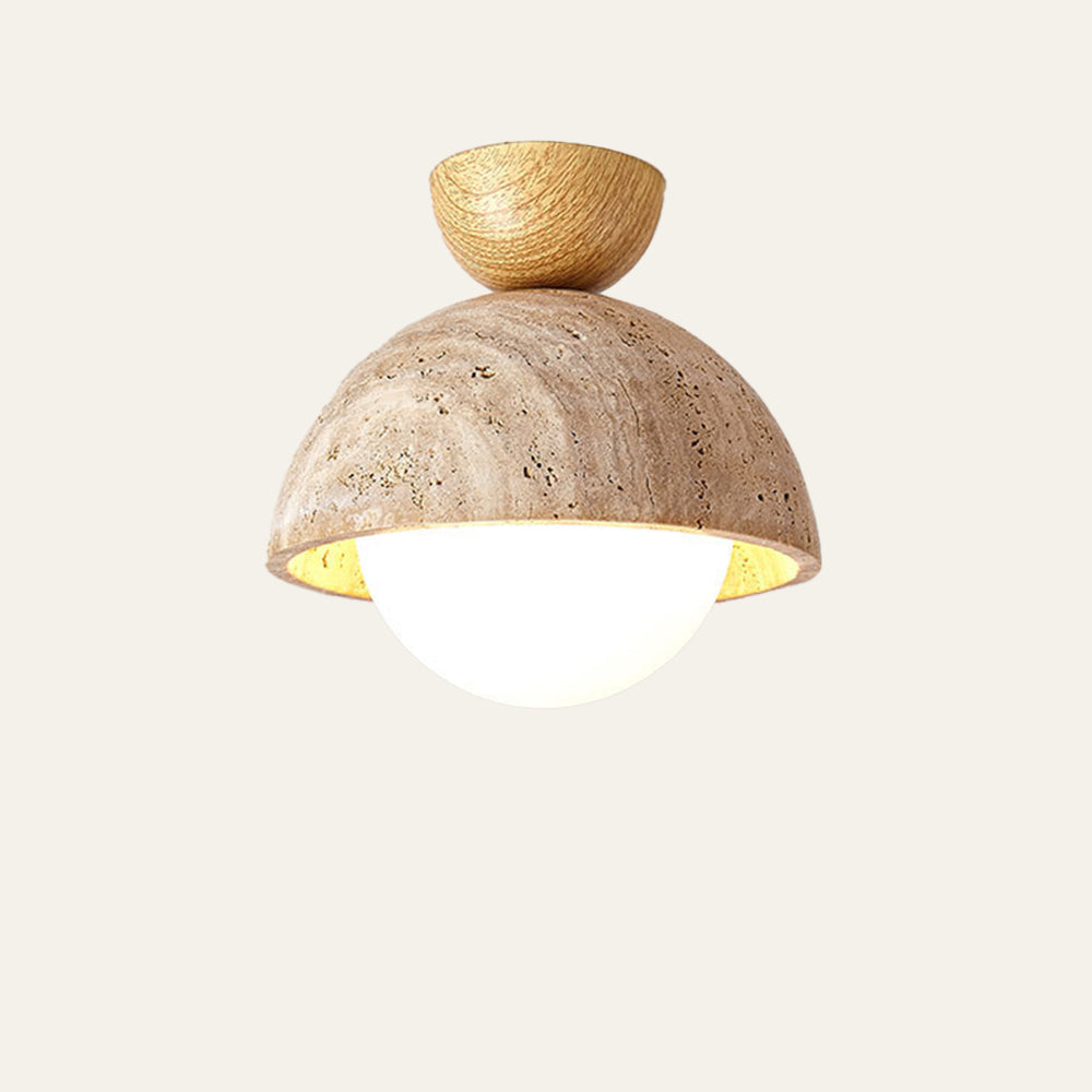 1-Bulb Stylish Stone Hallway Ceiling Lights