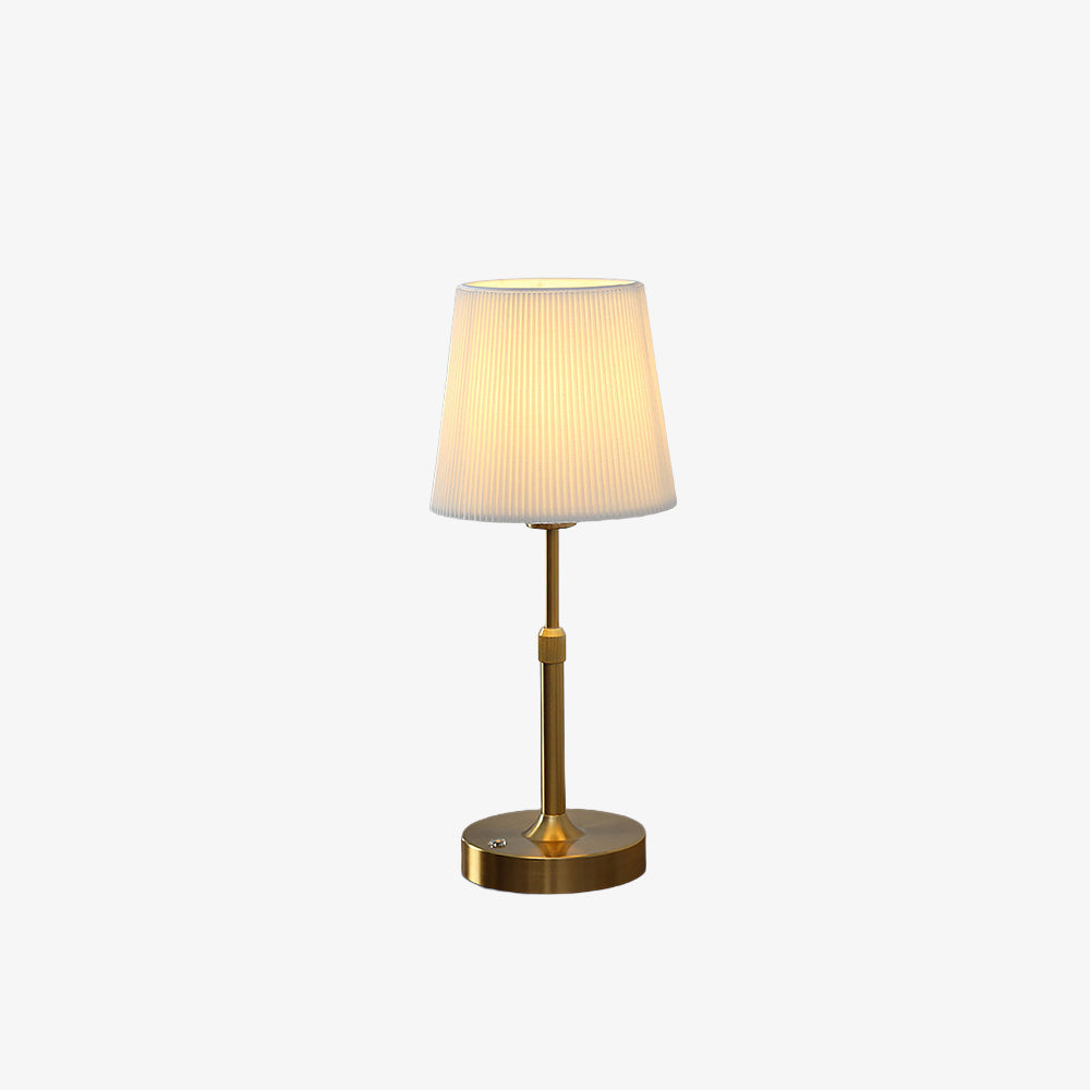 Nordic Telescopic Fabric Rechargeable Table Lamp for Bedroom Dining Room