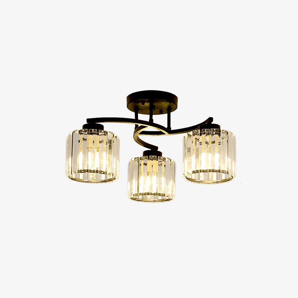 Modern 3 Lights Flush Mount Ceiling Lights for Living Room