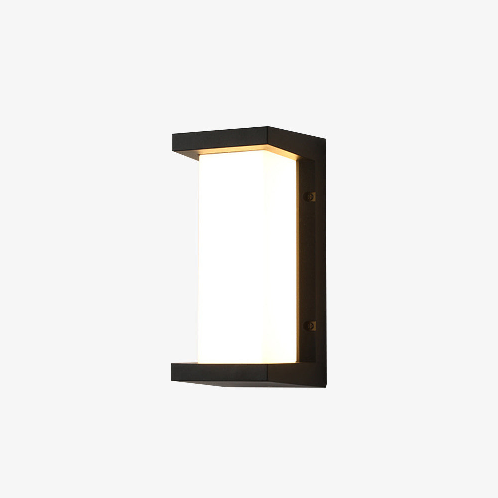 Simple Outdoor Waterproof Sensor LED Wall Light