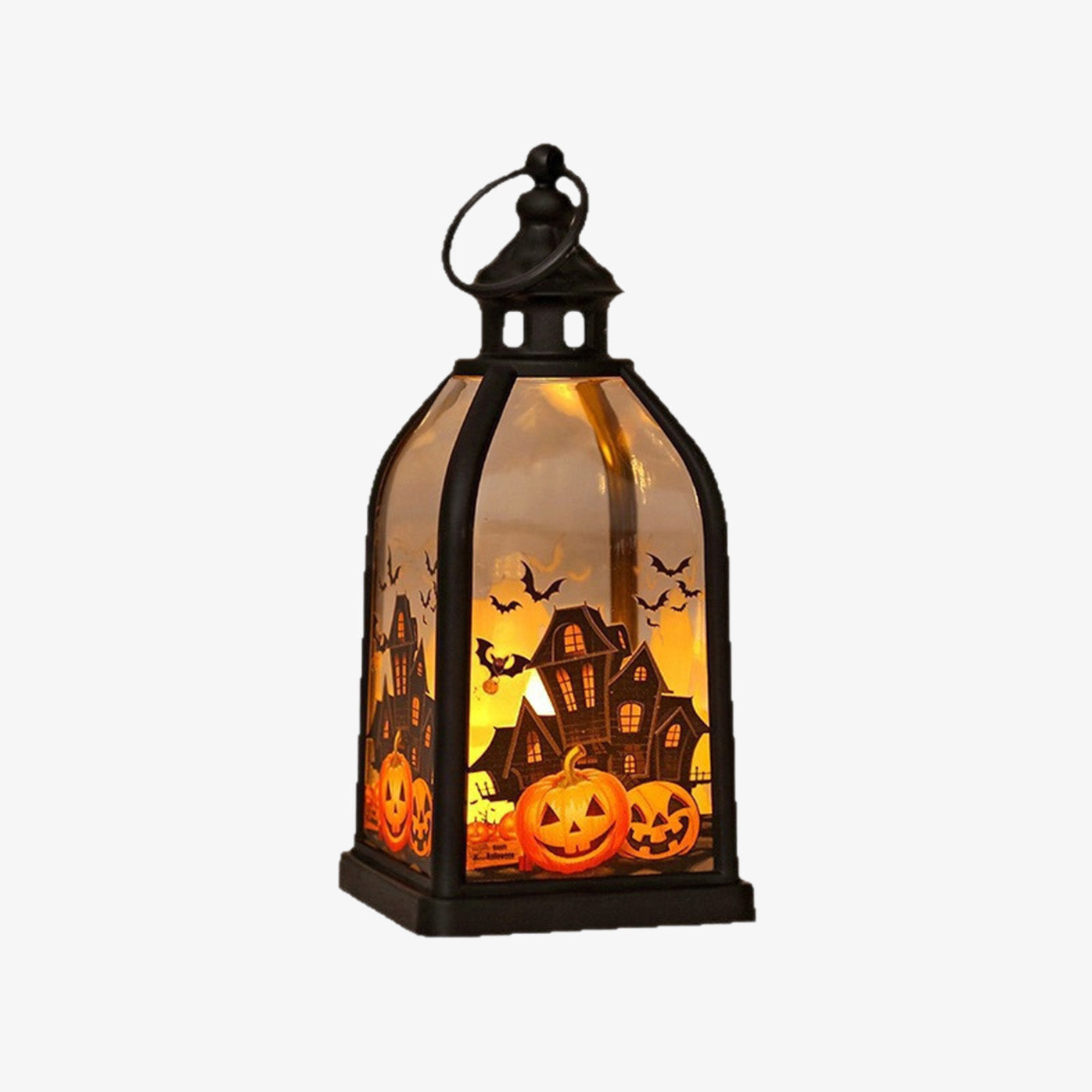 Indoor Decor Witch Bat LED Halloween Table Lamp for Night Party
