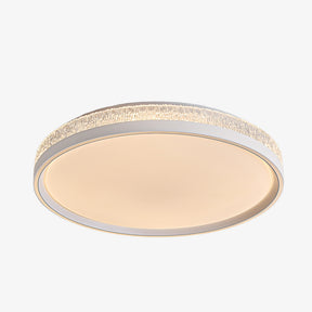 Modern Luxury Crushed Crystal Halo LED Flush Ceiling Lights for Bedroom