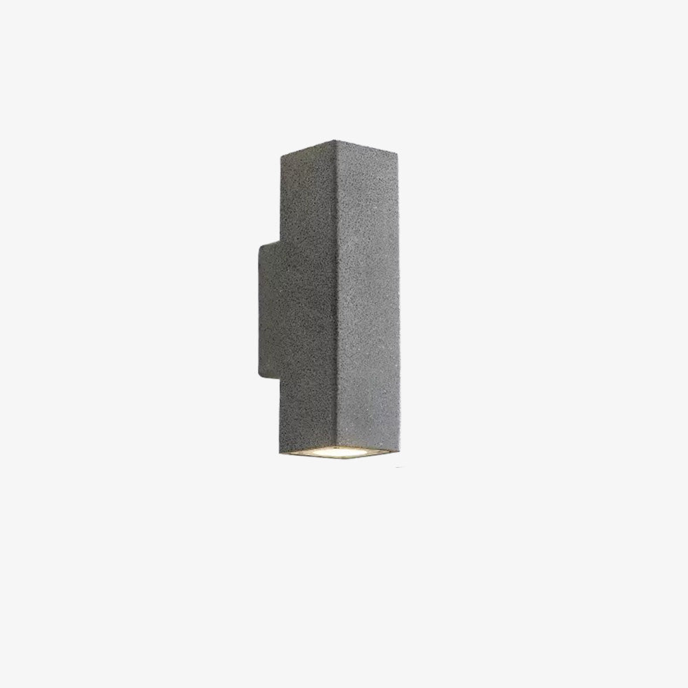 Modern Concrete Up and Down Outdoor Wall Lights for Porch Patio