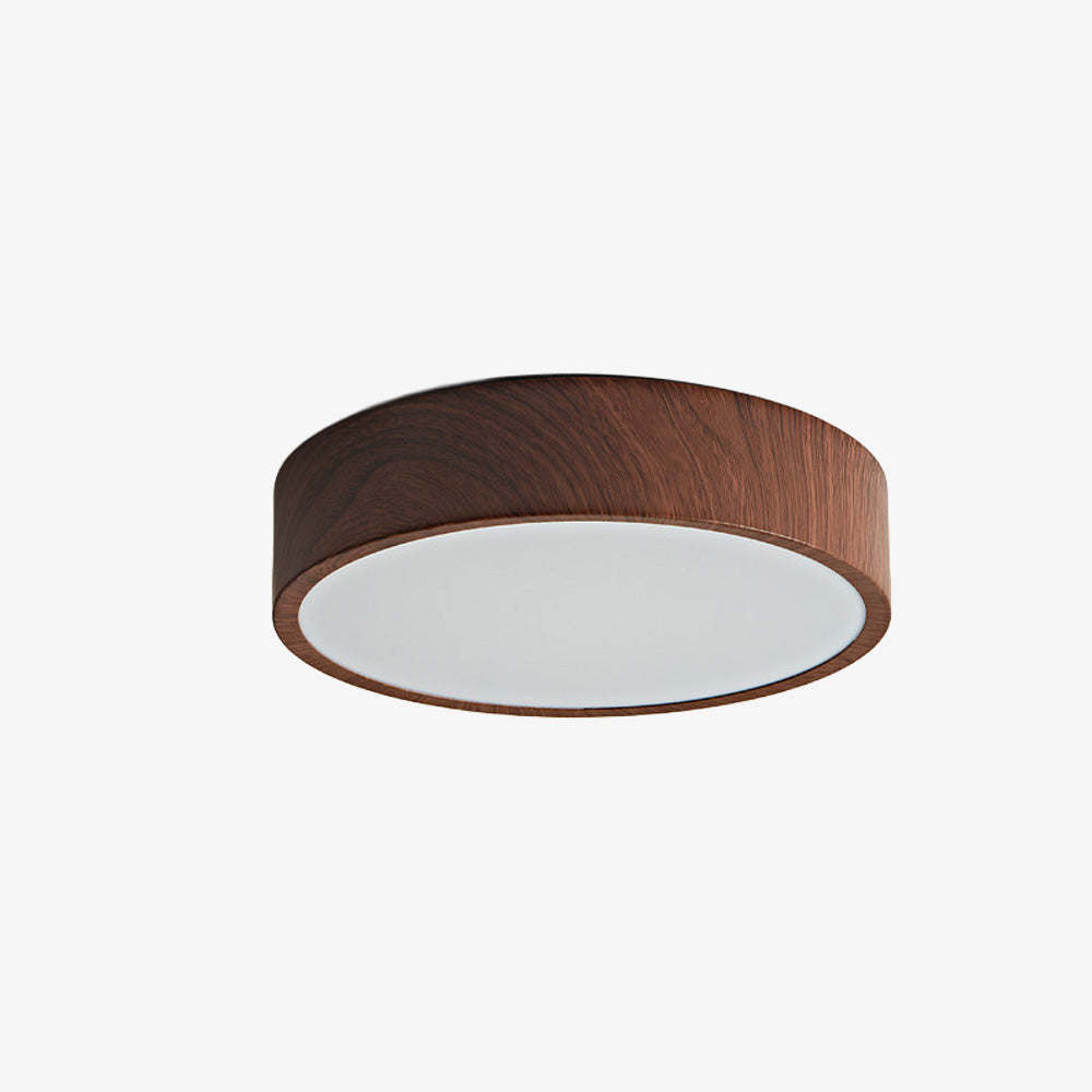 Nordic Wood LED Flush Mount Ceiling Light Minimalist Lamp for Bedroom
