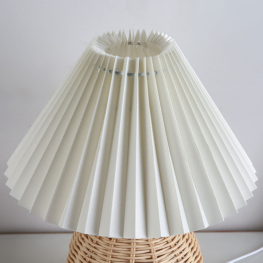 Modern Simple Bamboo Weaving Table Lamps