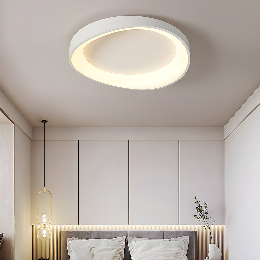 Nordic Cream Style Acrylic LED Ceiling Light For Bedroom