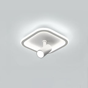 Round and Square LED Ceiling Track Light Fixture