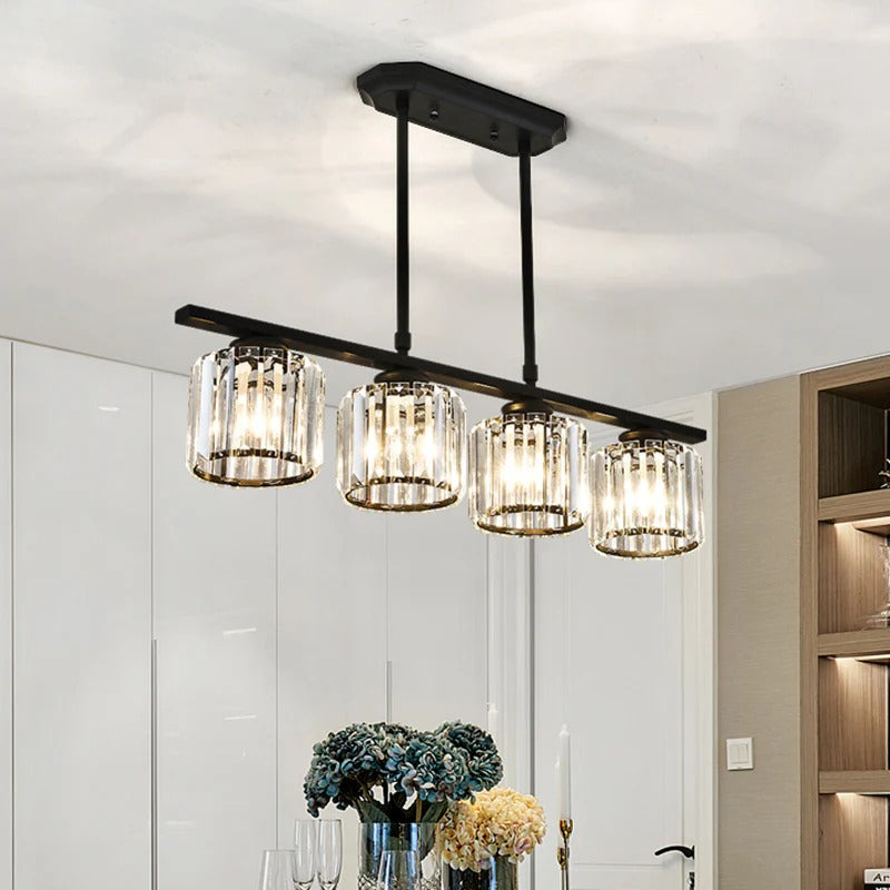 Nordic Multi-Head Designer Long Glass Island Lamps