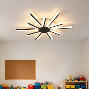 Stylish Multi Arm Acrylic LED Ceiling Lights for Living Room