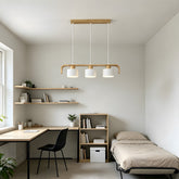 Modern Iron Wooden Pendant Lights for Kitchen Island Dining Room