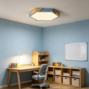 Modern Flush Mount Hexagonal LED Ceiling Lights for Hallway