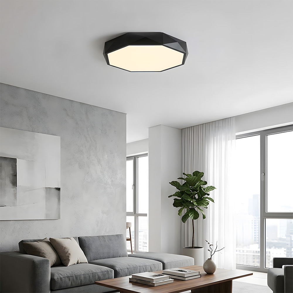 Stylish Geometric Flush Mount Acrylic Ceiling Lights for Bedroom
