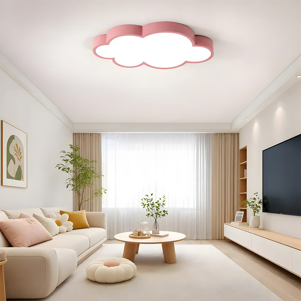 Modern Flush Mount Cloud-shaped LED Ceiling Lights For Bedroom