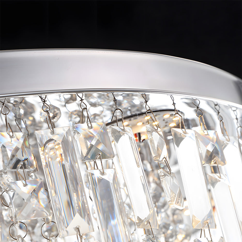 Luxury Crystal Ceiling Chandelier Lamp for Dining Room Living Room Bedroom