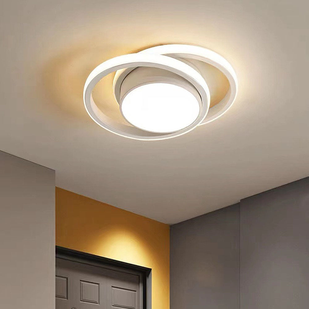 Minimalist Double Ring LED Ceiling Lamp