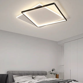 Contemporary Gold And Black LED Ceiling Lights for Living Room