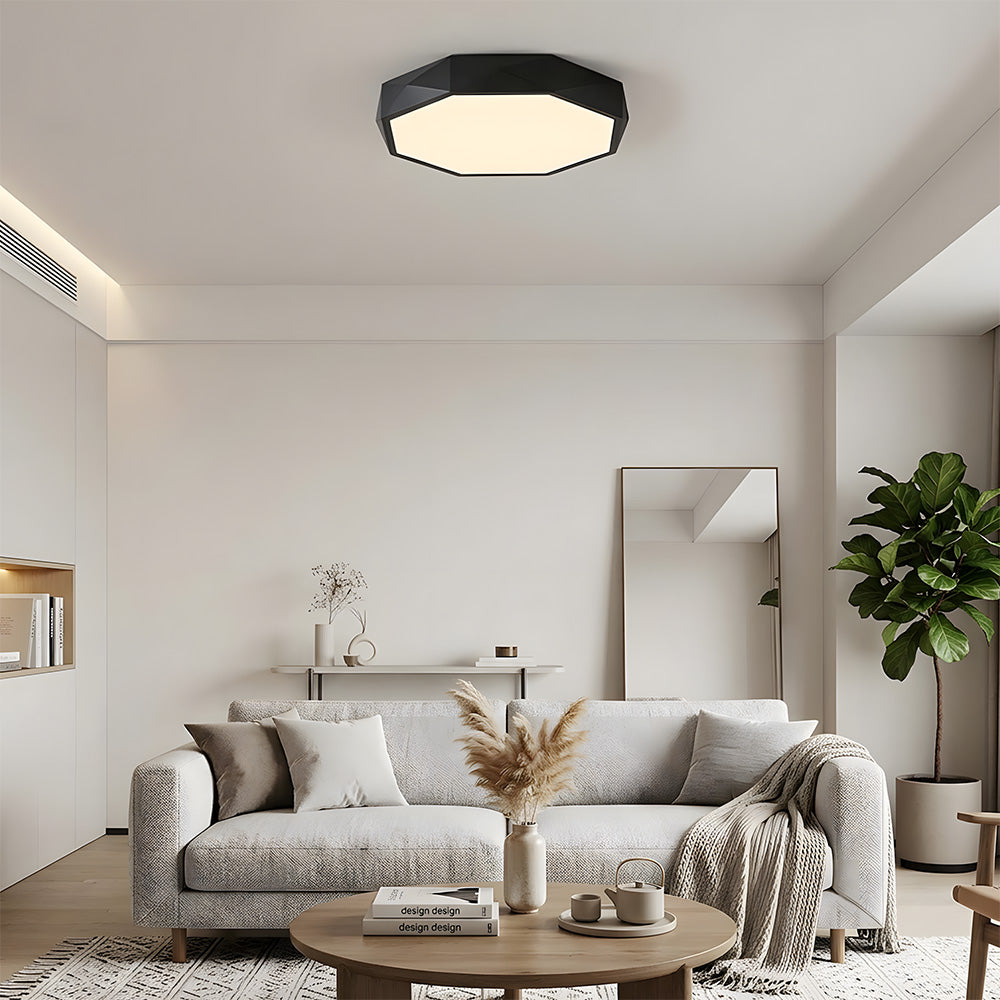 Stylish Geometric Flush Mount Acrylic Ceiling Lights for Bedroom