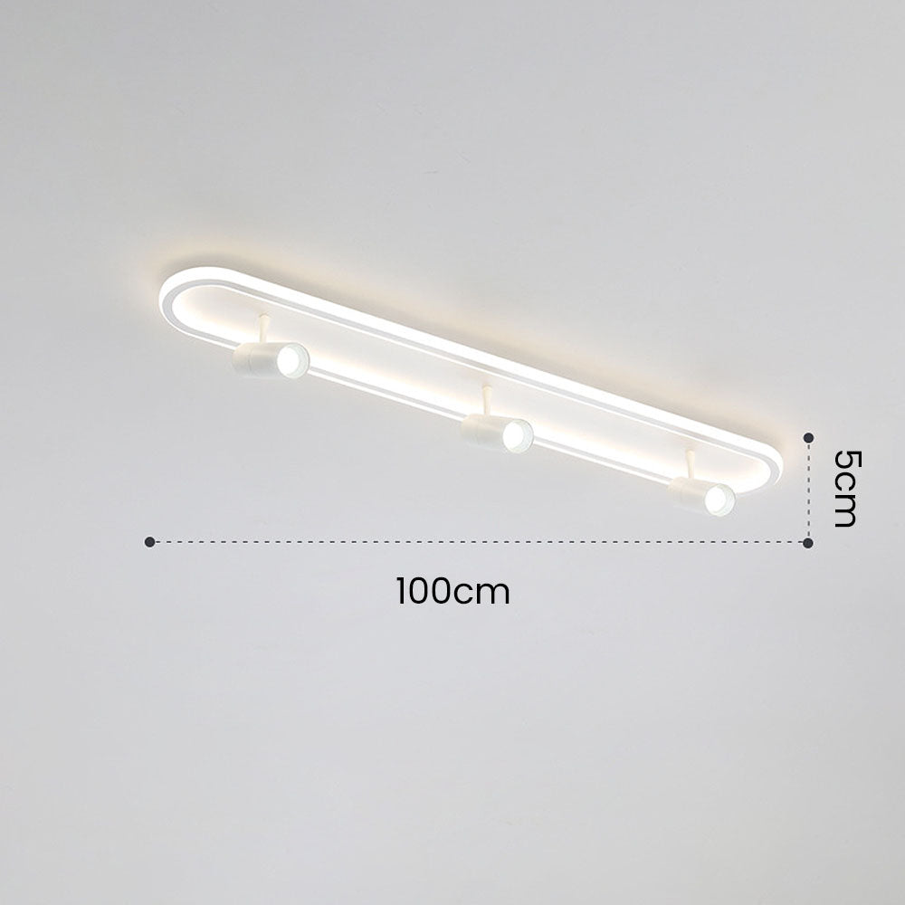 Strip LED Track Lighting Living Room Ceiling Track Light Fixture