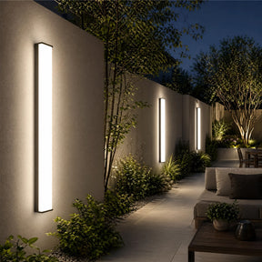 Outdoor LED Wall Sconce Exterior Long Linear Wall Lights for Home Garden Patio Garage
