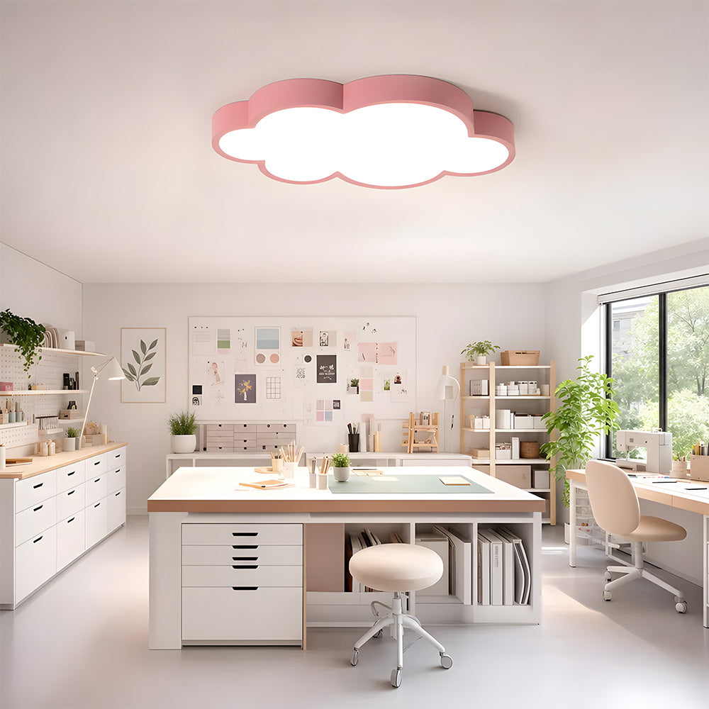 Modern Flush Mount Cloud-shaped LED Ceiling Lights For Bedroom