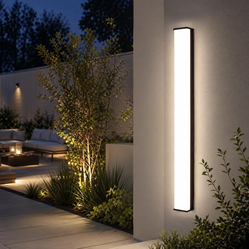 Outdoor LED Wall Sconce Exterior Long Linear Wall Lights for Home Garden Patio Garage