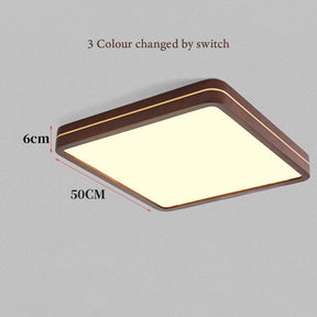 Simple Square Dimmable Bedroom LED Ceiling Light